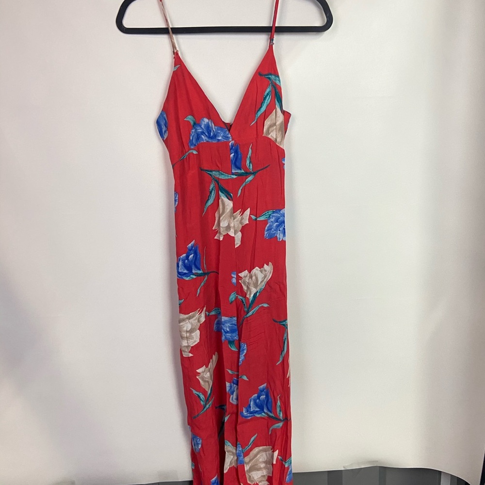 Forever 21 Women's Small Floral Jumpsuit